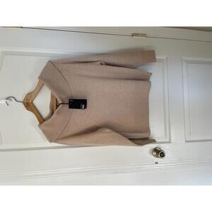 NWT Paige Izabella Sweater Medium camel soft fall winter